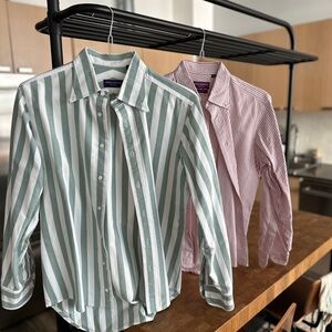 2 Spier Mackay Oxford Button Down OCBD shirts 16/34